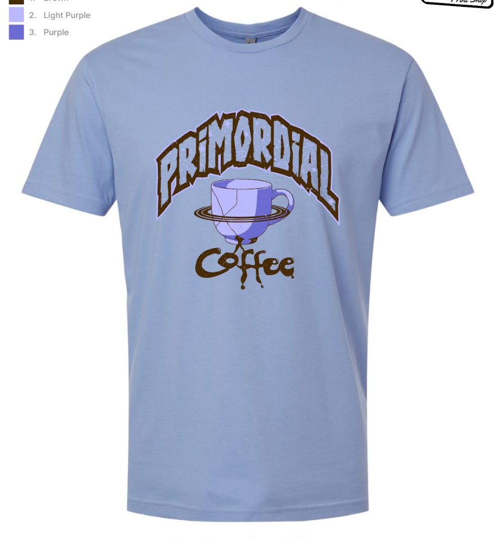 Primordial Coffee Space Tee