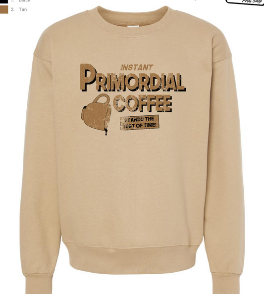 Primordial Coffee Crew Neck